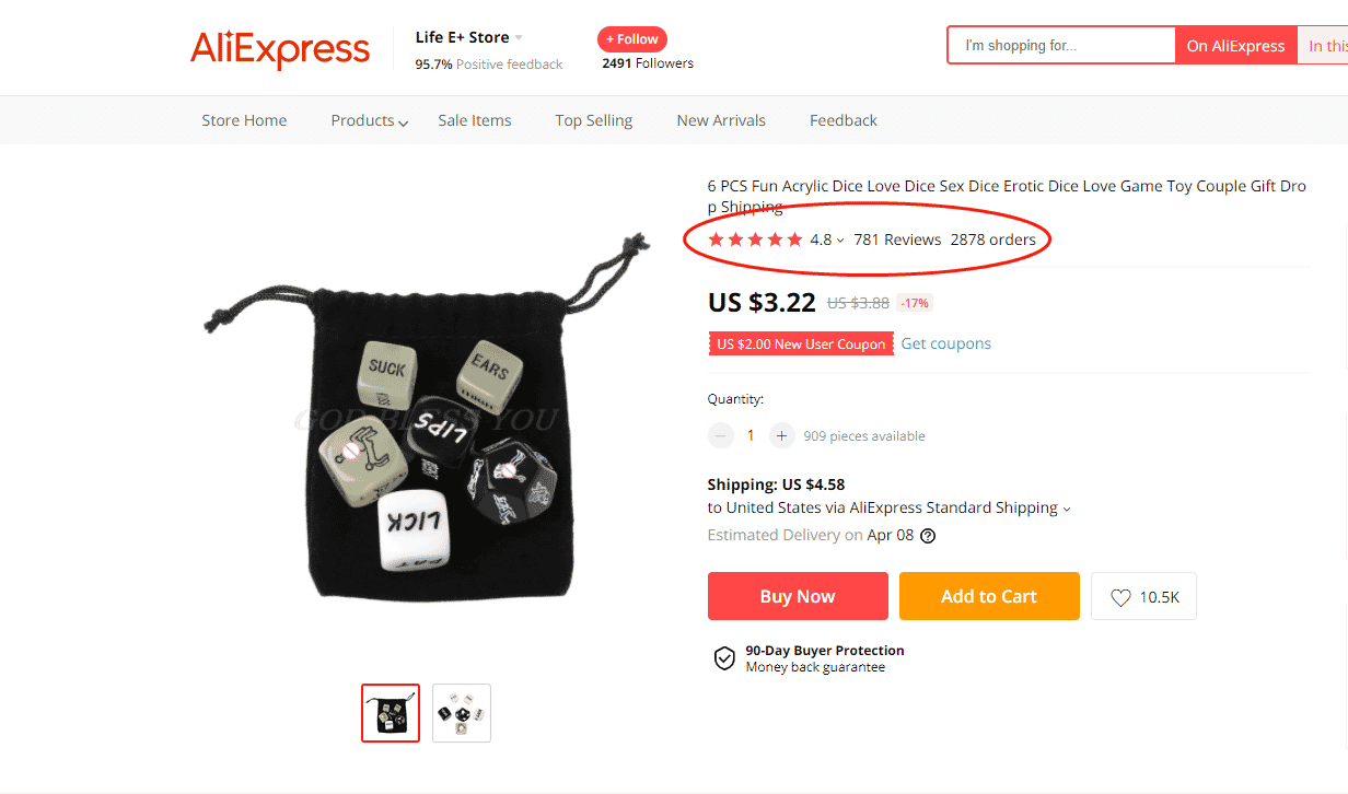 Wholesale sex dice