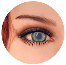Green eyes sex doll