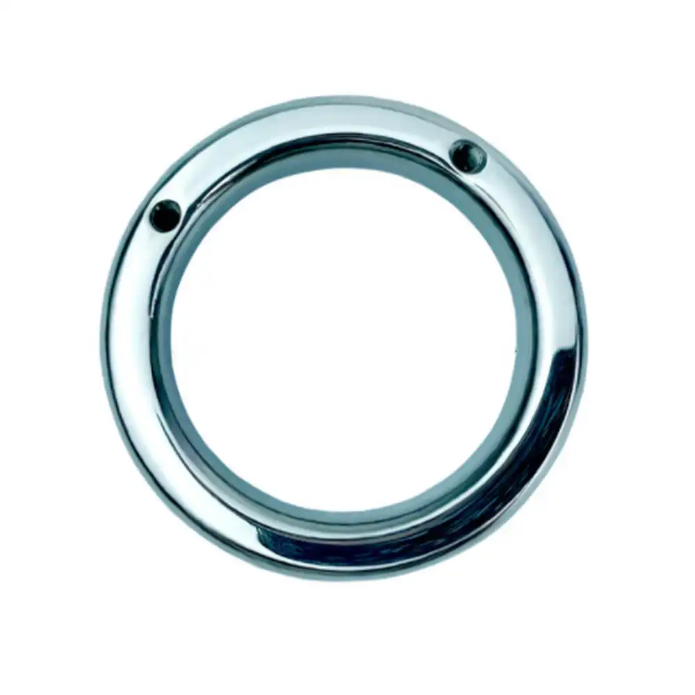 Cyan metal chastity ring