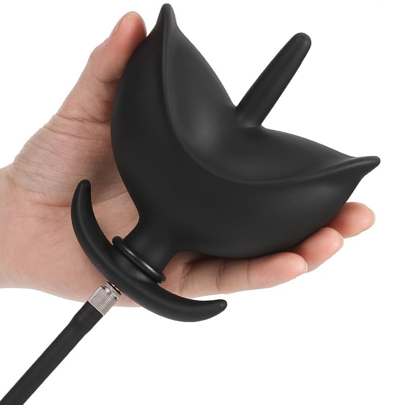 Inflatable anal dilator