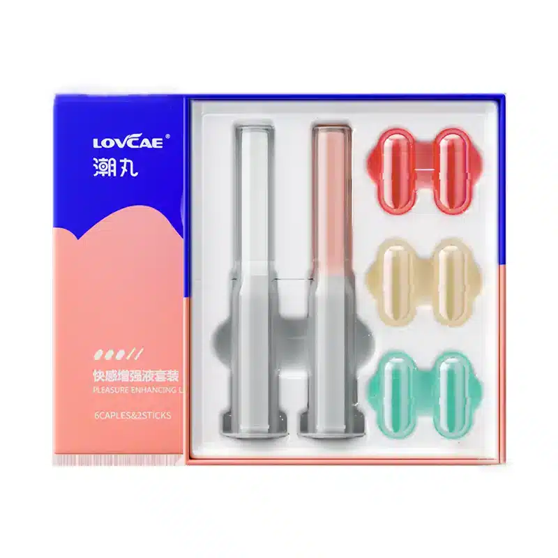 Capsule silicone-based lubricant set (6 capsules + 2 tubes)