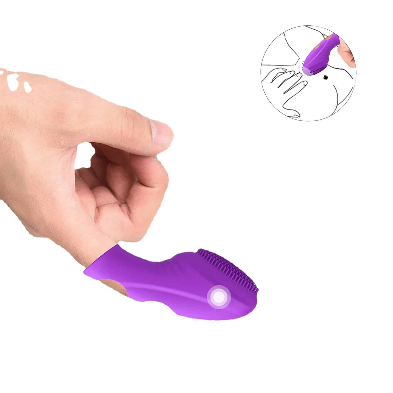 G-spot finger massager sleeve
