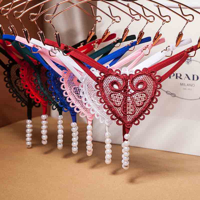 Multiple pairs of pearl panties in different colors