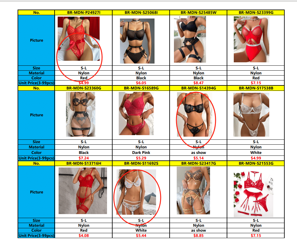 sex toys selection