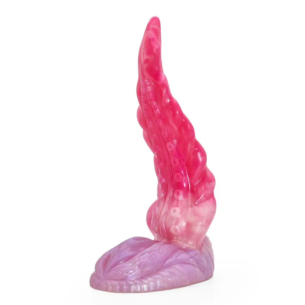 Tongue-shaped tentacle dildo