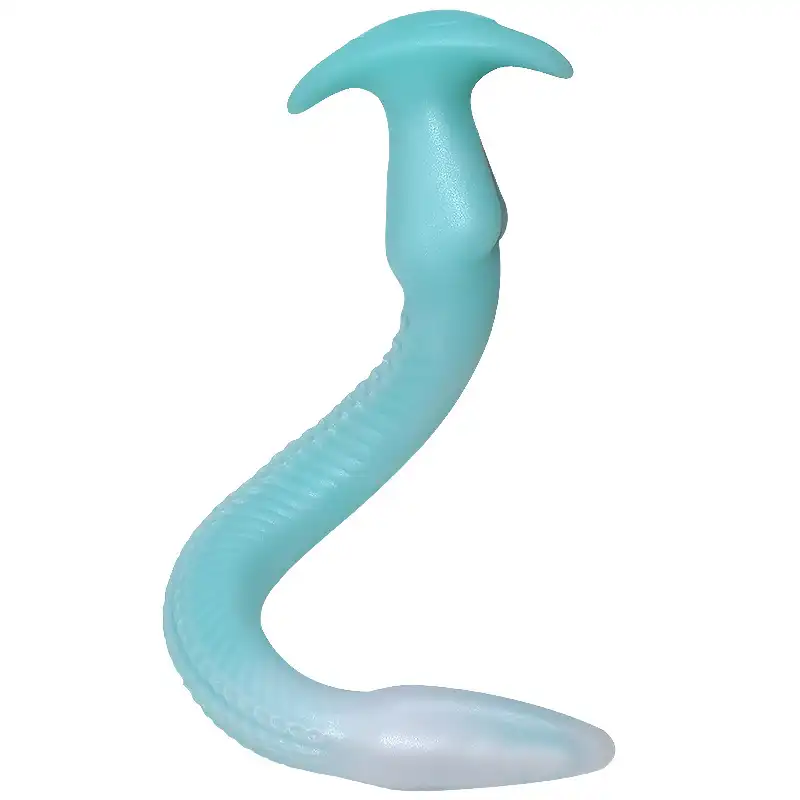 Glow-in-the-dark eel appearance long butt plug