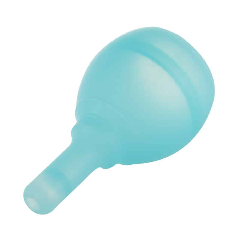 Drainable silicone menstrual cup