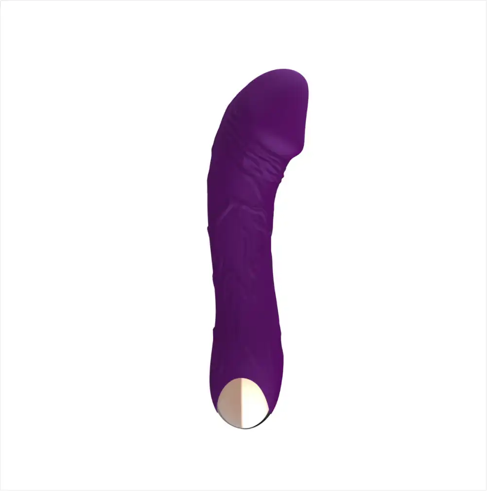 Realistic purple dildo vibrator