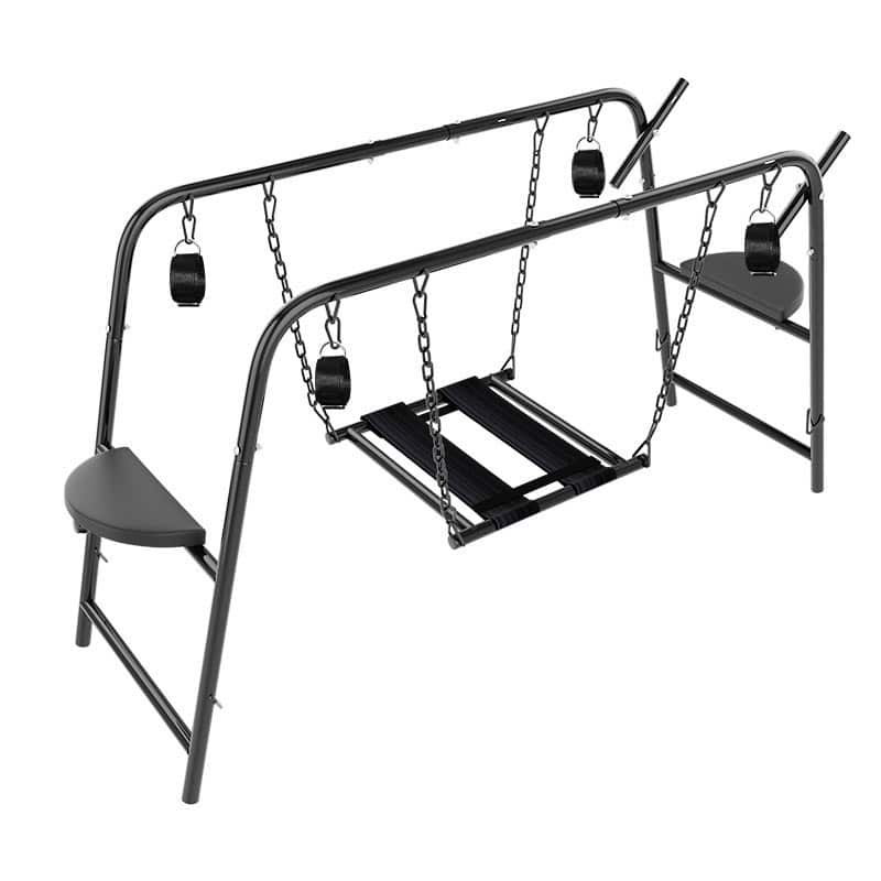 Sex Swing Stand with Swing Seat and Hand-Foot Restraints AW-QQ