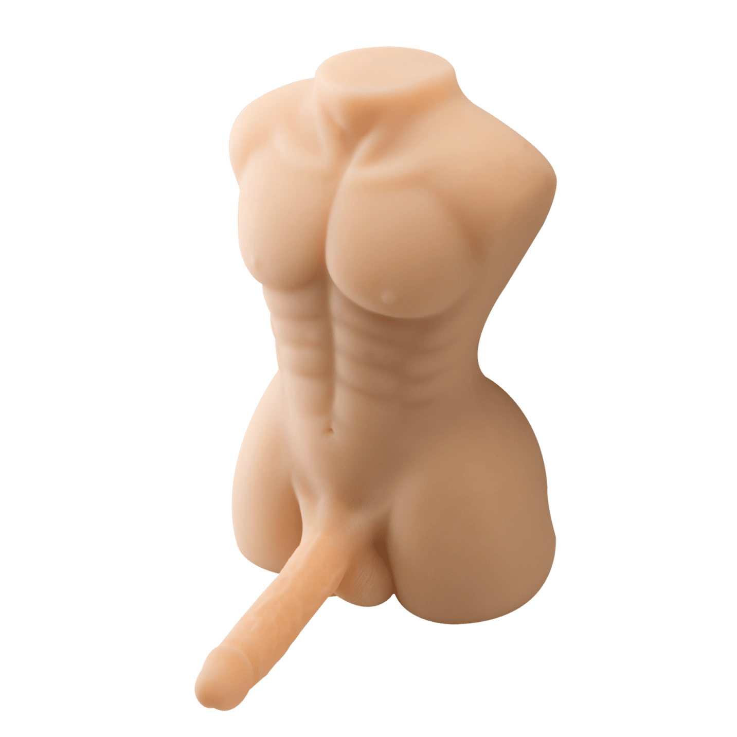 male torso with dildo
