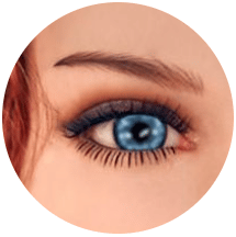 Blue eyes sex doll