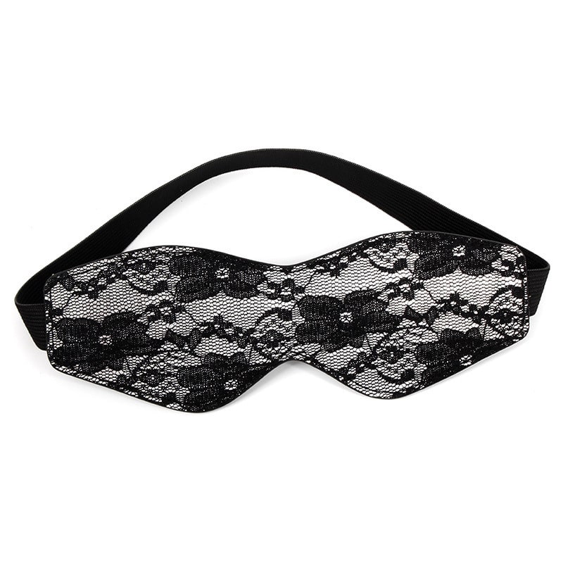 Silver lace eye mask