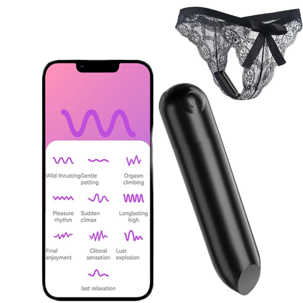 App controlled wearable bullet vibrator