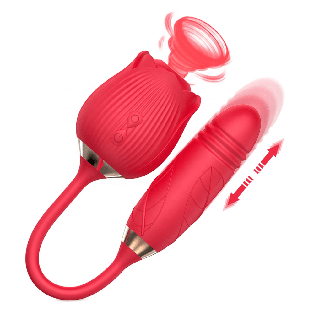 Thrusting Rose Vibrator