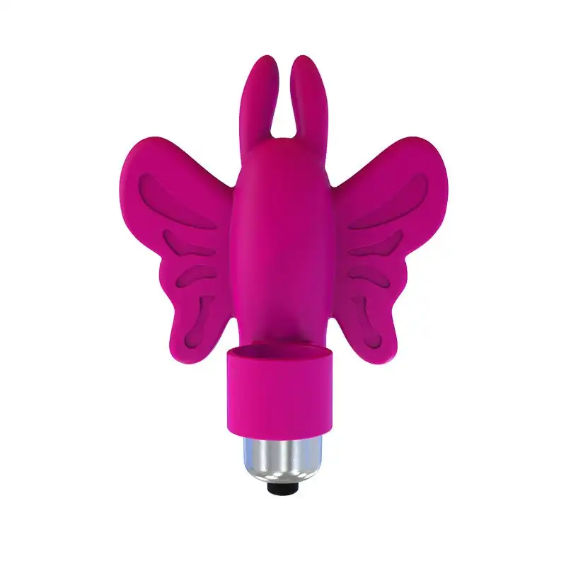Red butterfly appearance finger vibrator