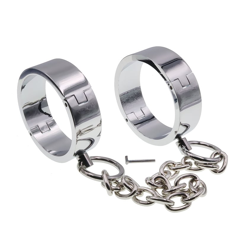 Stainless Steel Heavy Style Handcuffs