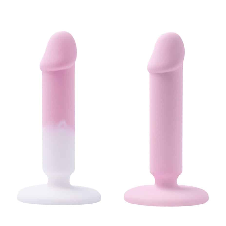 Pink silicone small dildo NY-94544