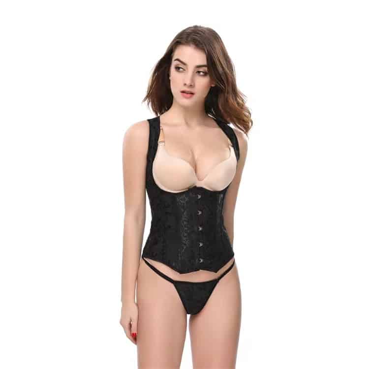 Black Underbust Corset