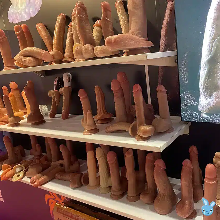 Realistic dildos show