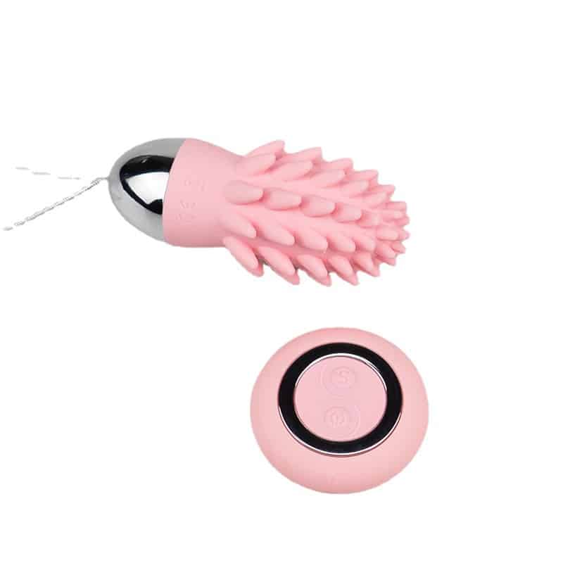 Textured surface egg vibrator