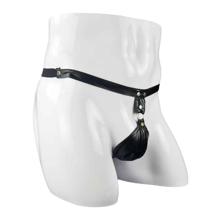 Wet Look Mens Thong