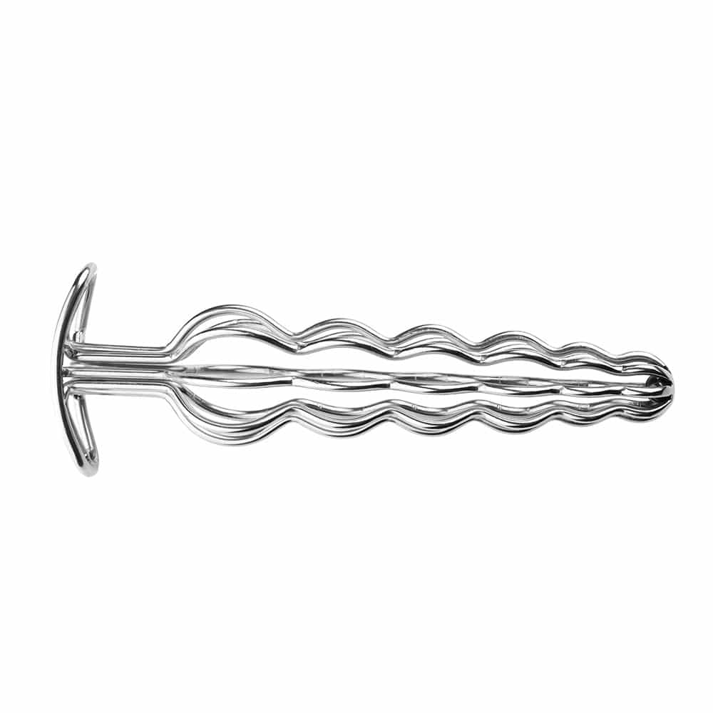 Metal hollow anus Peeking toy