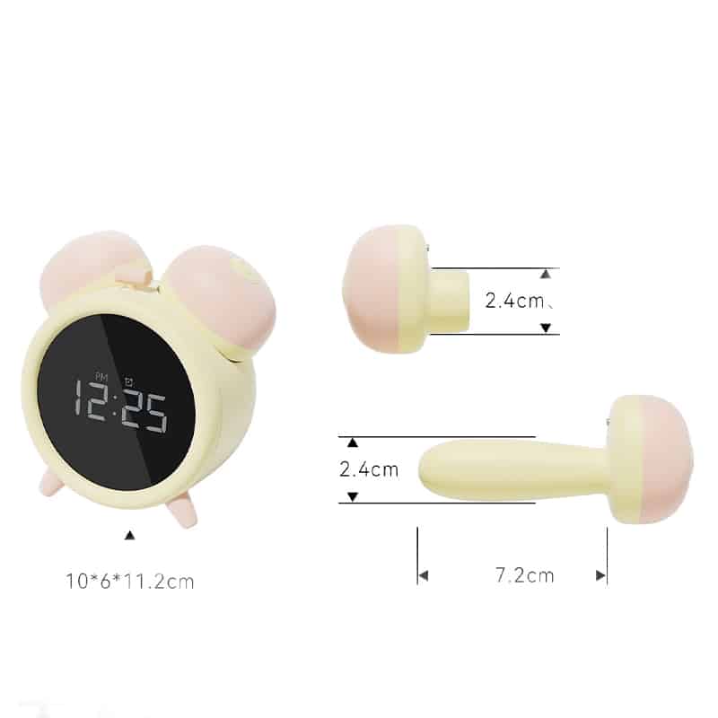 size chart of the alarm clock sex toy