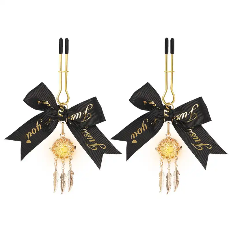Luminous butterfly nipple clamp