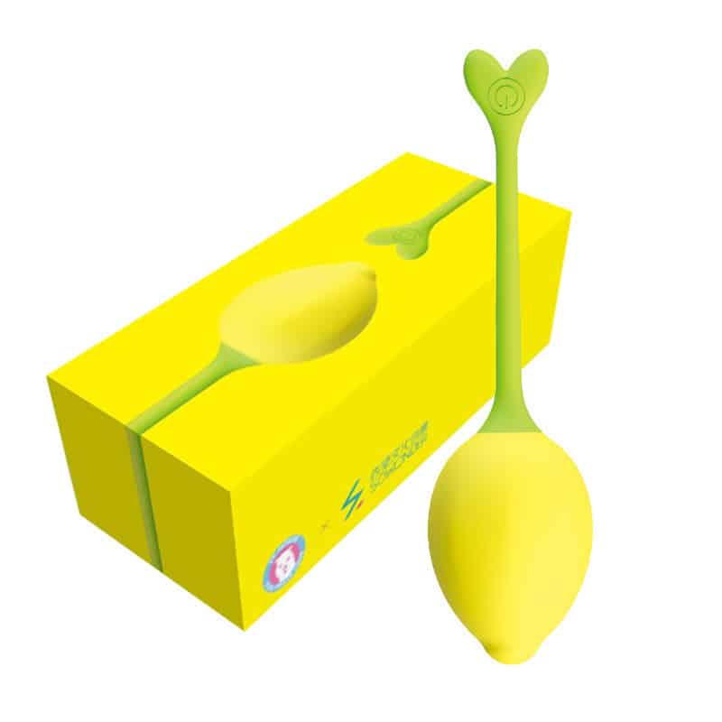 Lemon Shaped Kegel Ball Vibrator