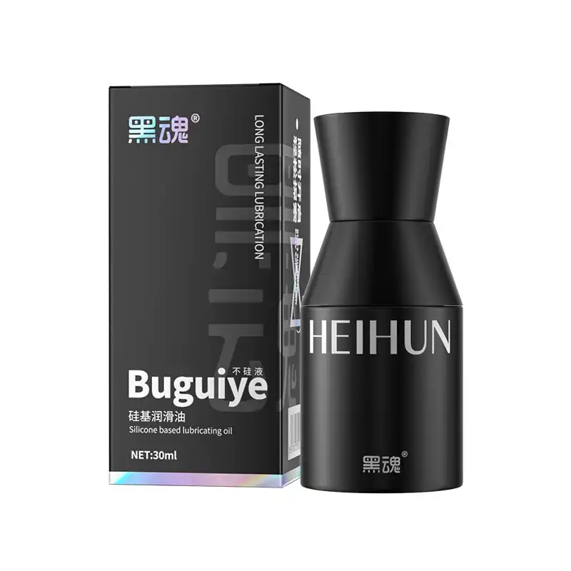 Black bottle smooth silicone-based lubricant