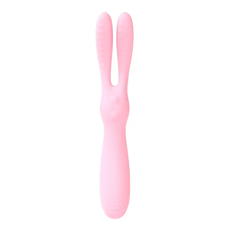 Pink long-ear small rabbit vibrator