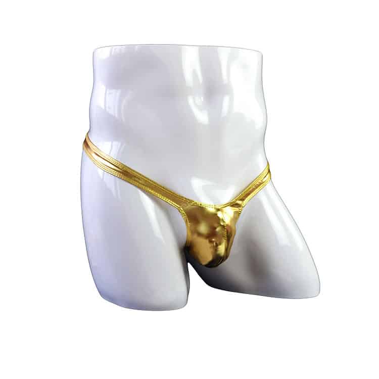 shiny yellow bong thong