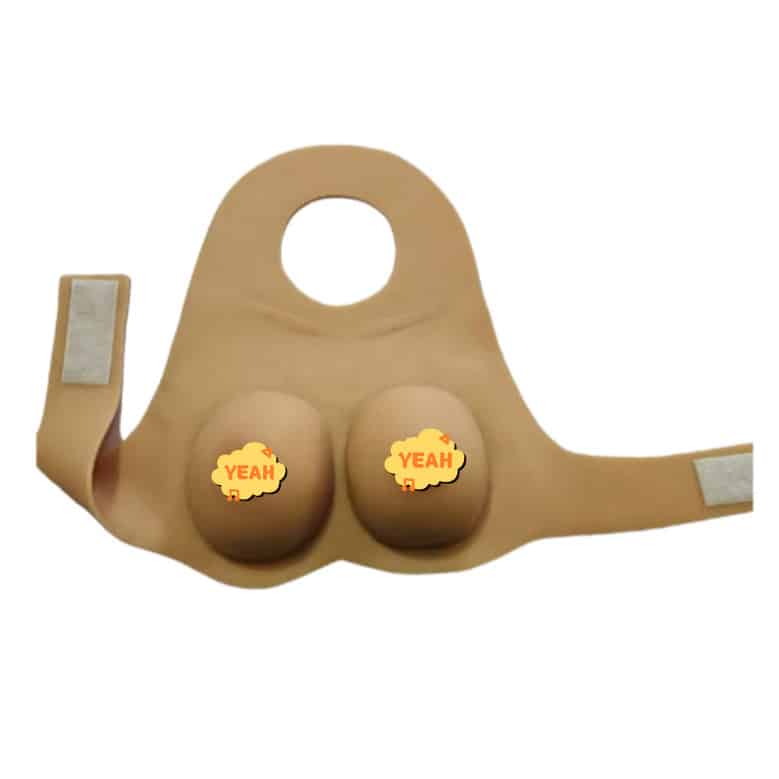 Simple Silicone MTF Breast Breastplate for Summer Cool Wear AB-XL