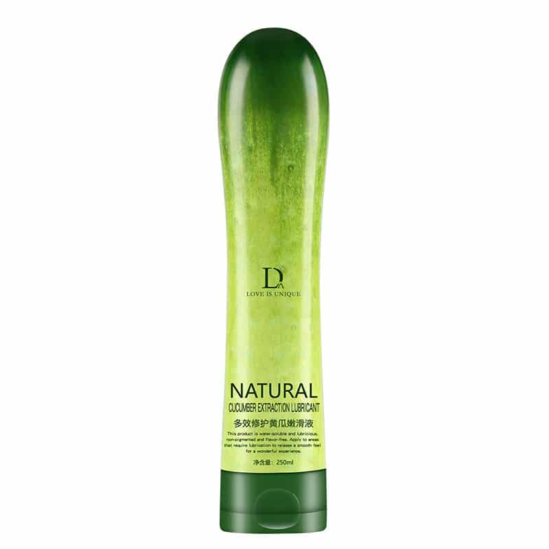 Cucumber flavor fruity-flavored lube