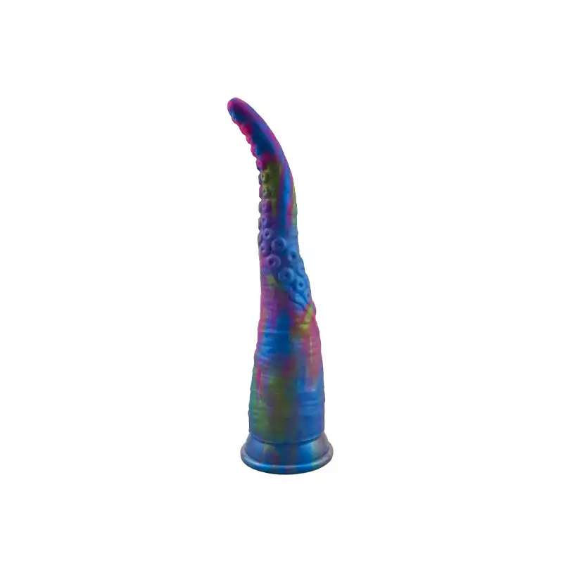 Colored silicone octopus tentacle dildo
