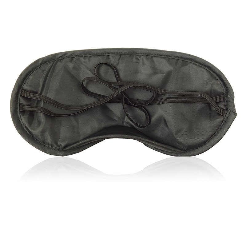 Black cloth eye mask for BDSM