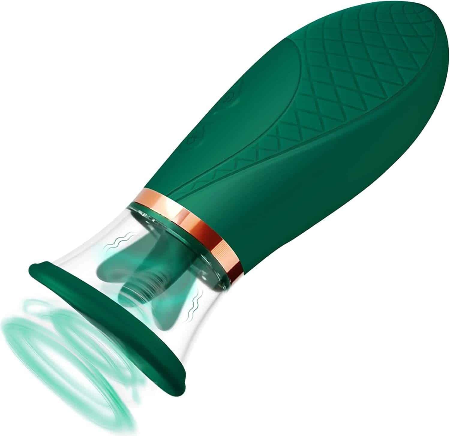 Licking vibrating pussy suction cup