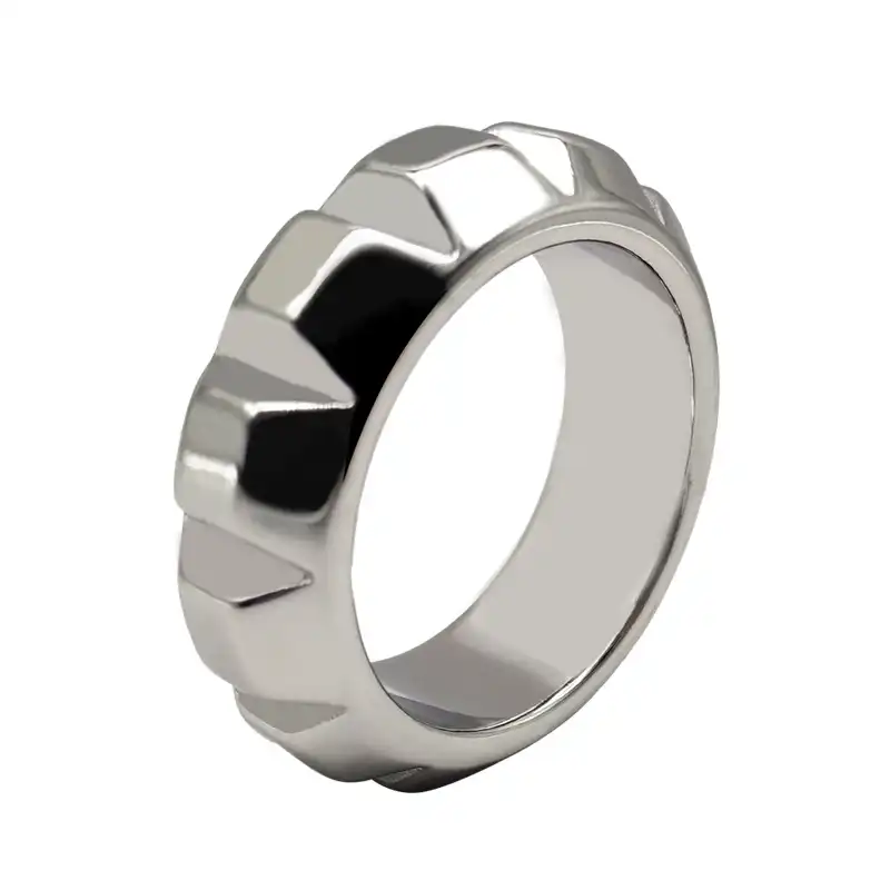 Floral chastity ring