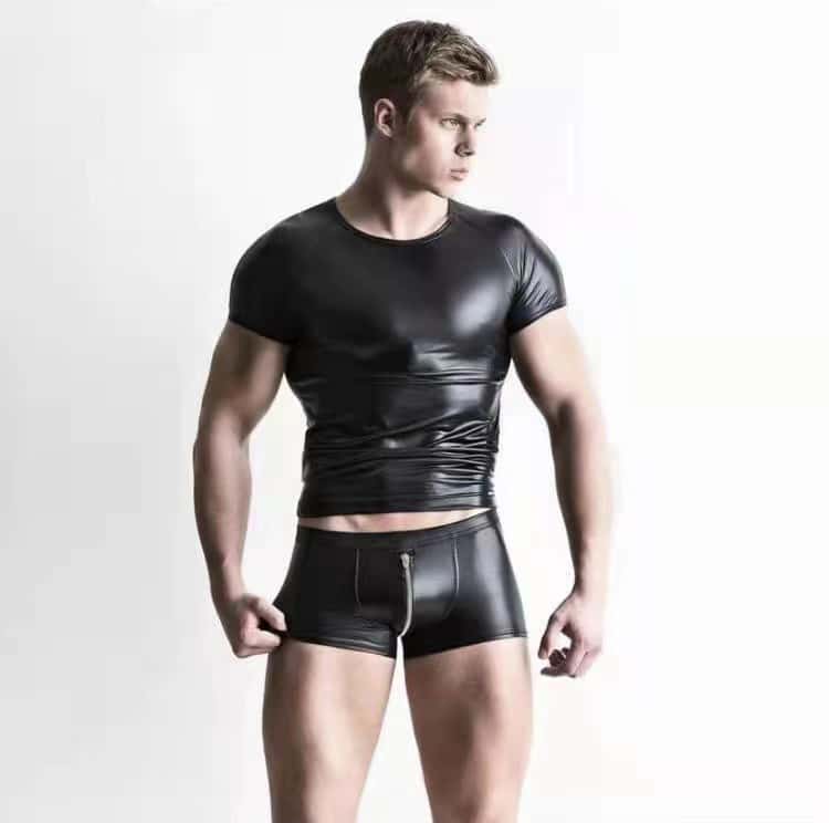 Leather Lingerie for Male
