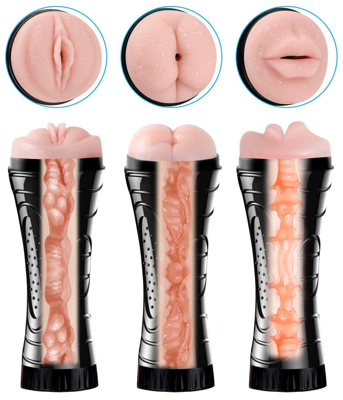 Flashlight Shape male Cup