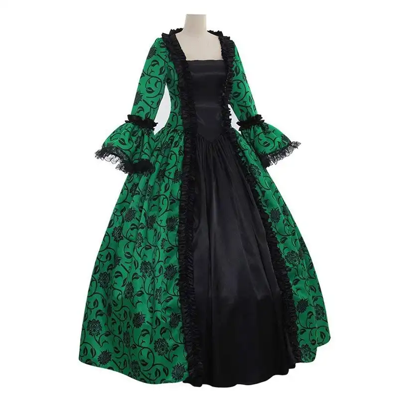 Green plus size sexy princess costume