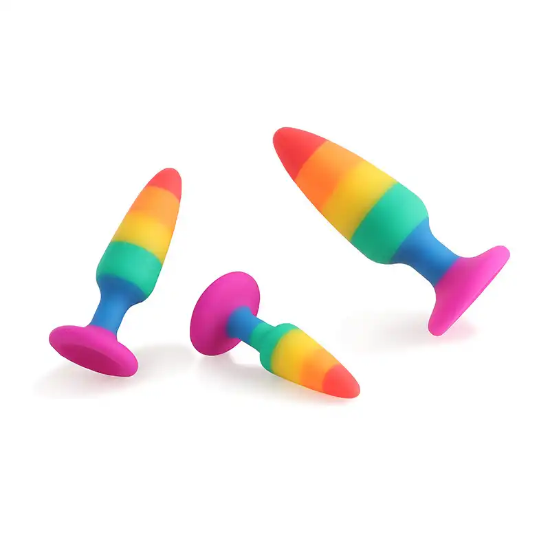 Rainbow butt plug