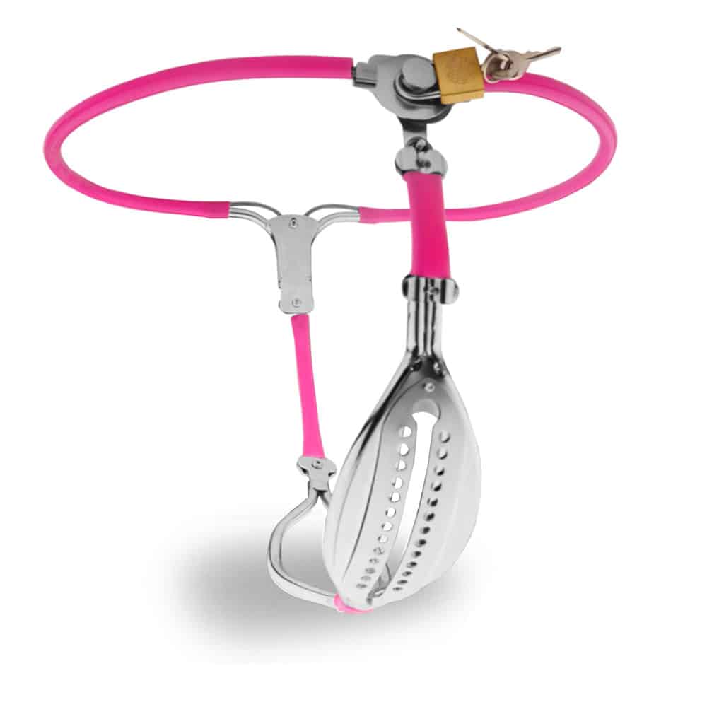Female Chastity Belt with Plug