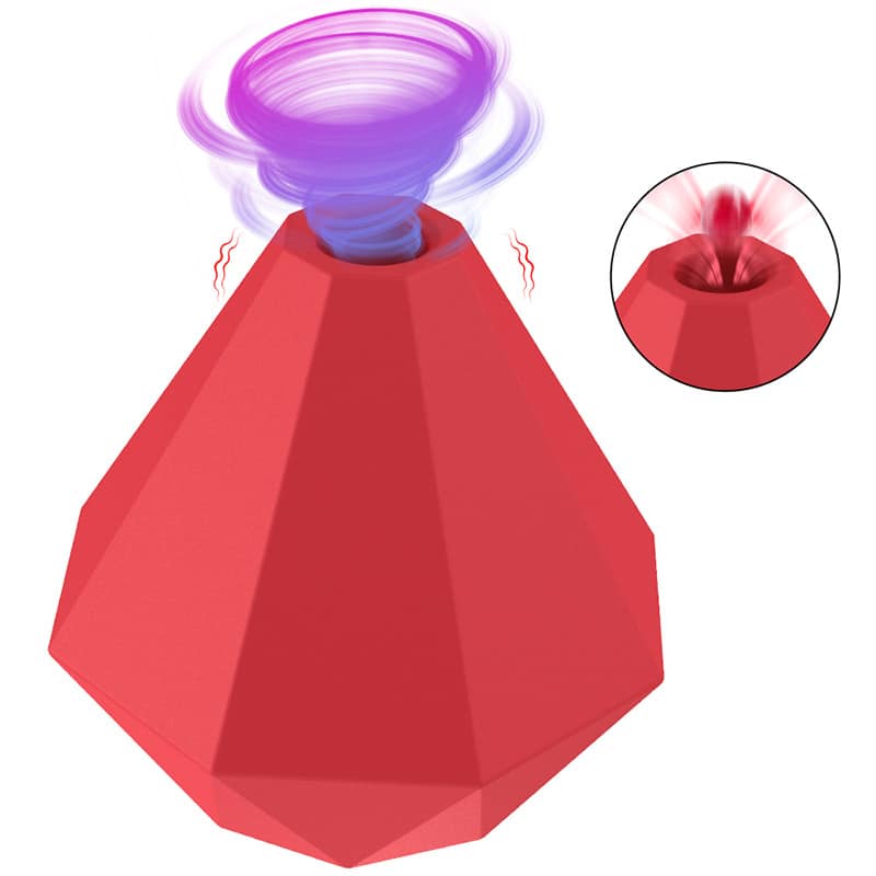 Diamond suction vibrator