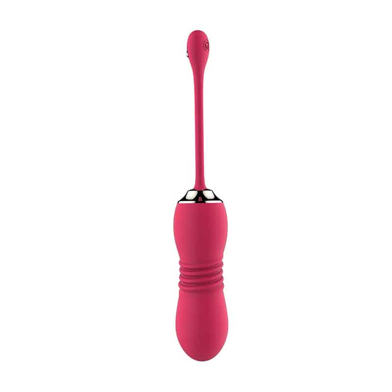 Thrusting egg vibrator