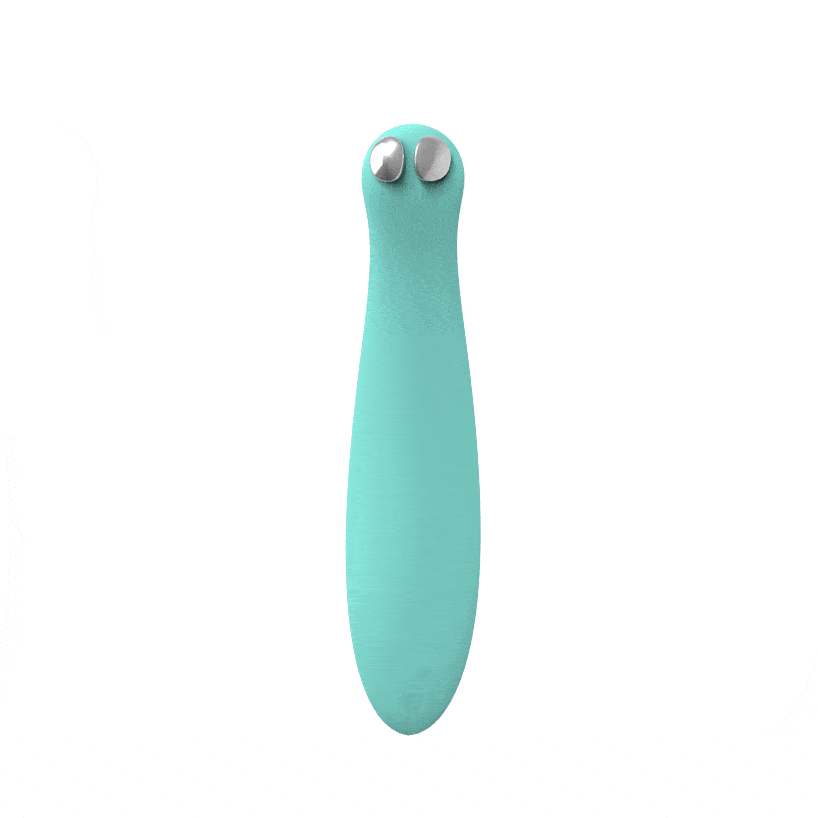 Blue double-headed electro-shock vibrator