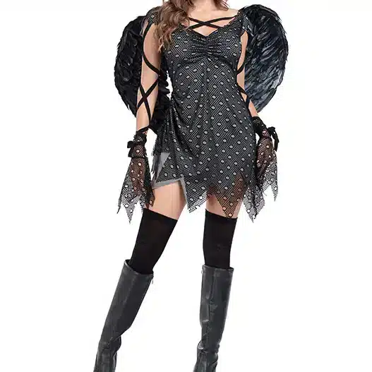 Black sexy angel Halloween costume