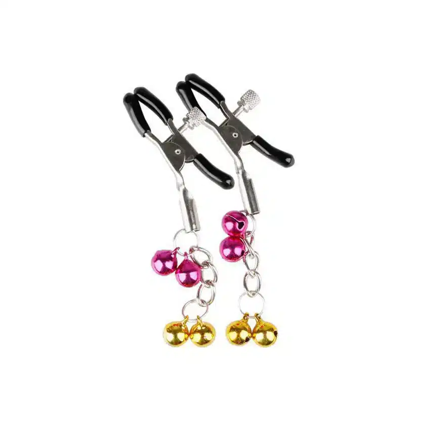 Nipple clamps with chain bells