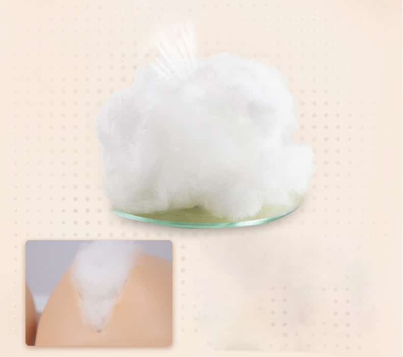 Schematic diagram of cotton-filled MTF breast prosthesis