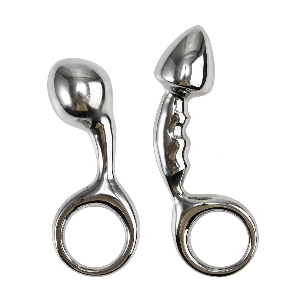 Stainess steel non-vibration prostate toy